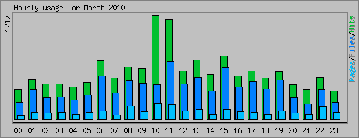 Hourly usage