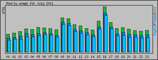Hourly usage